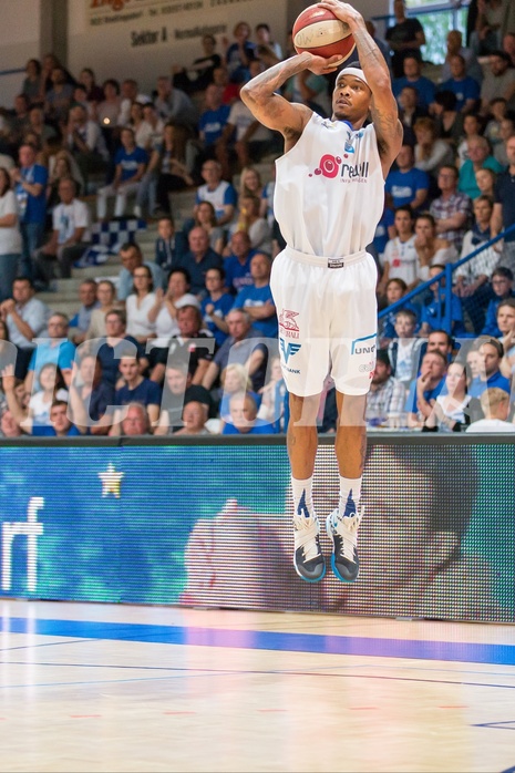Basketball, ABL 2016/17, Playoff HF Spiel 5, Oberwart Gunners, WBC Wels, Derek Jackson Jr. (6)