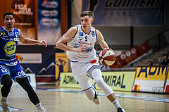 Basketball, Admiral Basketball Superliga 2019/20, Platzierungsrunde 3. Runde, Oberwart Gunners, Gmunden Swans, Edi Patekar (9)