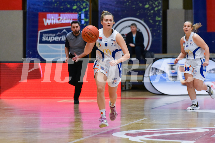 Win2Day Basketball, Damen Superliga 2022/23, Grunddurchgang 12. Runde, DBB LZ OÖ vs Basket Flames,