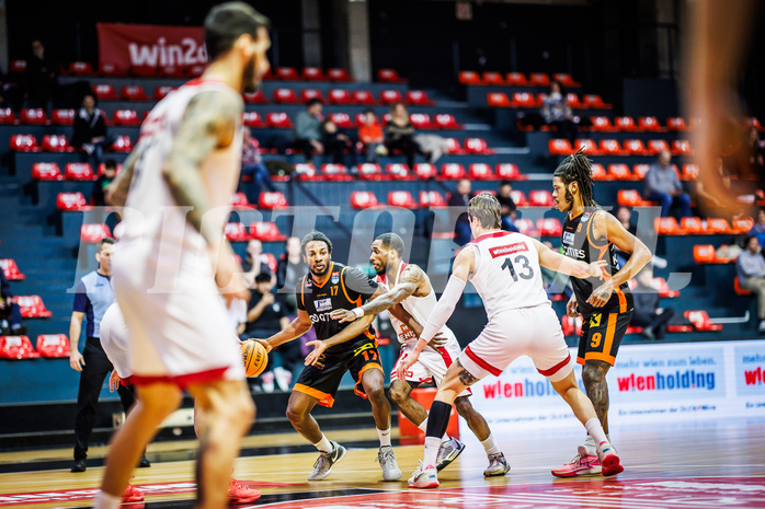 Basketball, Win2Day Superliga 2023/24, 2. Qualifikationsrunde, BC Vienna, Fürstenfeld Panthers, Hegel Augustin (17)
