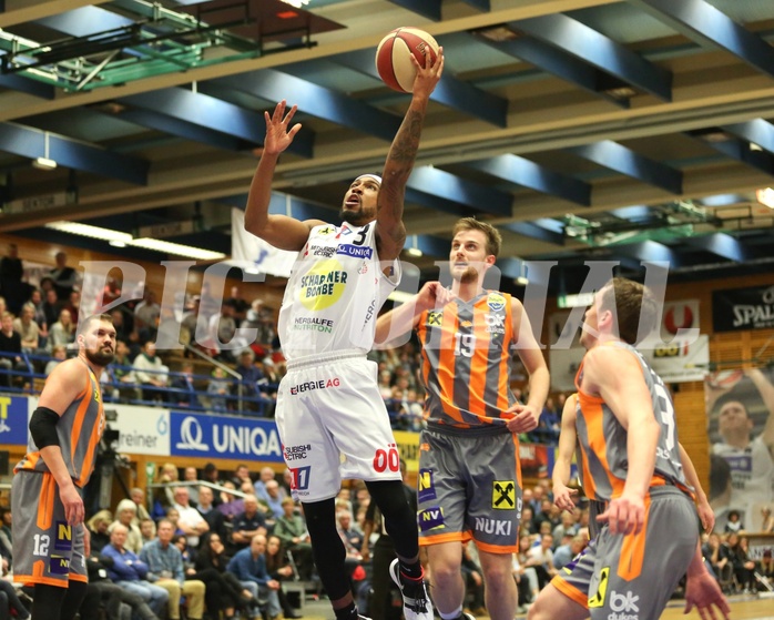 Basketball ABL 2018/19, Grunddurchgang 24.Runde Gmunden Swans vs. BK Dukes


