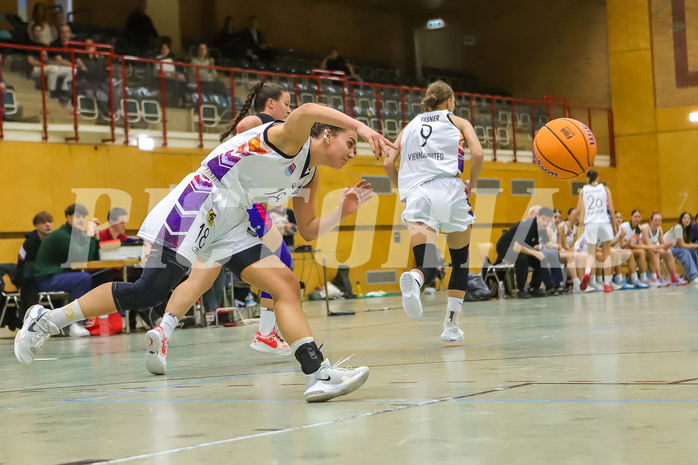 Basketball Damen Superliga 2024/25, Grunddurchgang 4.Runde Vienna United vs. UBSC Graz


