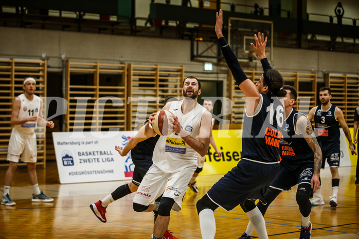 Basketball, Basketball Zweite Liga, Grunddurchgang 22.Runde, Mattersburg Rocks, BBC Nord Dragonz, Tobias WINKLER (9)