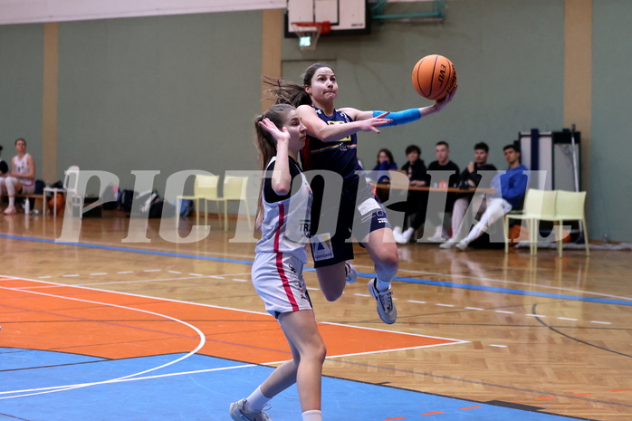 20.03.2024, Graz, Unionhalle A, Basketball Damen Superliga 2023/24, Semifinale, UBSC-DBBC Graz - SKN St. Pölten Frauen,  
