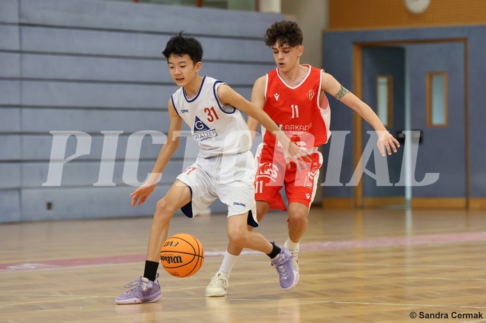 Basketball Superliga 2024/25, SLMU14 Traiskirchen Lions Academy vs. ATSE Graz


