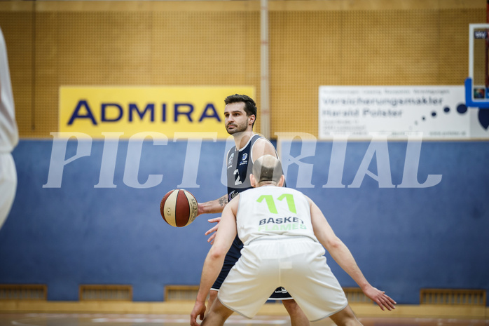 Basketball, Basketball Zweite Liga, Grunddurchgang 19.Runde, Basket Flames, BBC Nord Dragonz, Petar Cosic (2)