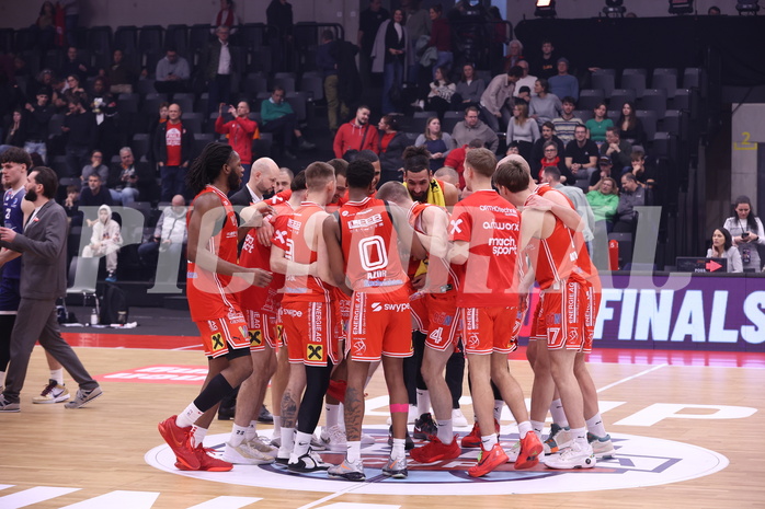 18.01.2025, Graz, Raiffeisen Sportpark, Basketball Austria Cup 2025, Final Four, Semifinale, Flyer Wels vs BBC Nord, 18.01.2025, Graz, Raiffeisen Sportpark, Basketball Austria Cup 2025, Final Four, Semifinale, Flyer Wels vs BBC Nord,