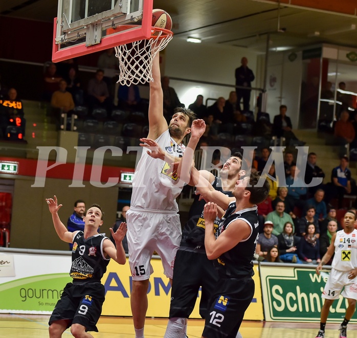 Basketball ABL 2015/16 Grunddurchgang 27.Runde WBC Wels vs Traiskirchen Lions
