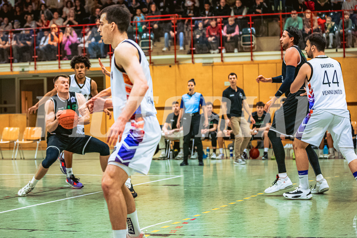 Basketball, Basketball Zweite Liga 2022/23, Grunddurchgang 19.Runde, Vienna United, UDW Alligators, Branislav Balvan (14)