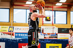 Basketball, win2day Basketball Superliga 2024/25, 8. Platzierungsrunde, Traiskirchen Lions, Flyers Wels, Christian Von Fintel (27)