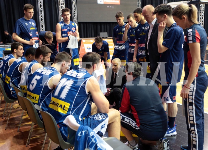 24.02.2017 Basketball ABL 2016/17 Grunddurchgang 24. Runde bc Vienna vs Kapfenberg bulls