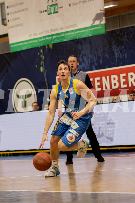 Basketball, Basketball Superliga 2022/23, Grunddurchgang Runde 18, Kapfenberg Bulls, SKN St. P