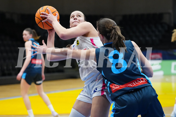 Basketball Damen Superliga 2023/24, Grunddurchgang, 14. Runde, UBSC Graz vs. Timberwolves


