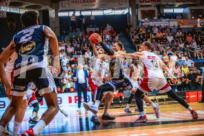 Basketball, Win2Day Superliga 2022/23, Playoff, Finale Spiel 4, BC Vienna, Gmunden Swans, 