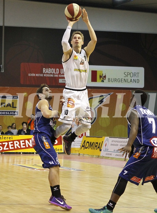 Basketball ABL 2015/16 Grunddurchgang 26.Runde  Güssing Knights vs Kapfenberg Bulls