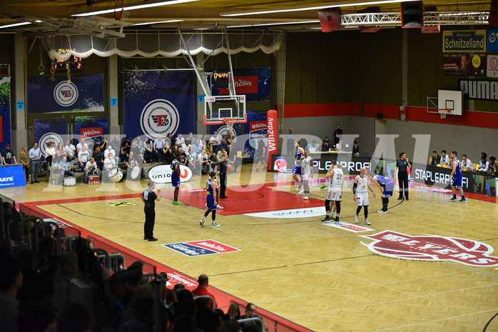 Basketball Superliga 2021/22, Viertelfinale Spiel 2, Flyers Wels vs Swans Gmunden