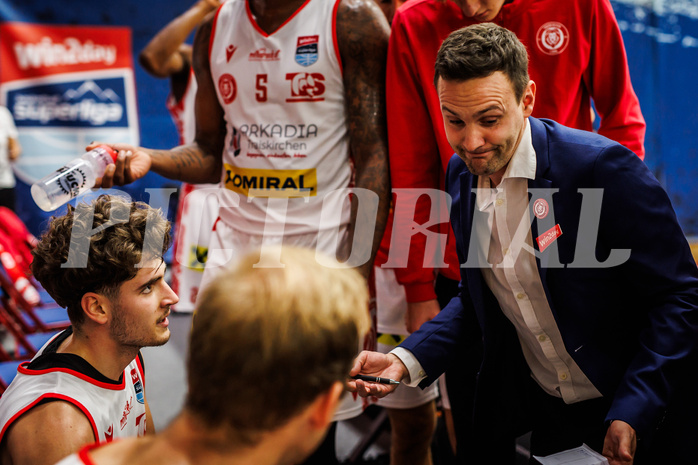 Basketball, win2day Basketball Superliga 2024/25, Grunddurchgang 1.Runde, Traiskirchen Lions, Kapfenberg Bulls, 