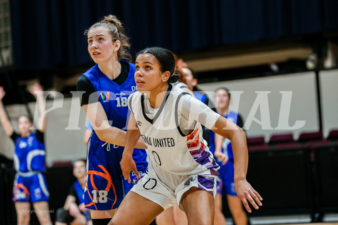 01.03.2025 Österreichischer Basketballverband 2024/25, SLWU19 Vienna United vs. DBB Basketgirls Wels