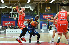Basketball, Superliga 2024/25, Grunddurchgang 14.Runde, Flyers Wels vs. UBSC Graz,
