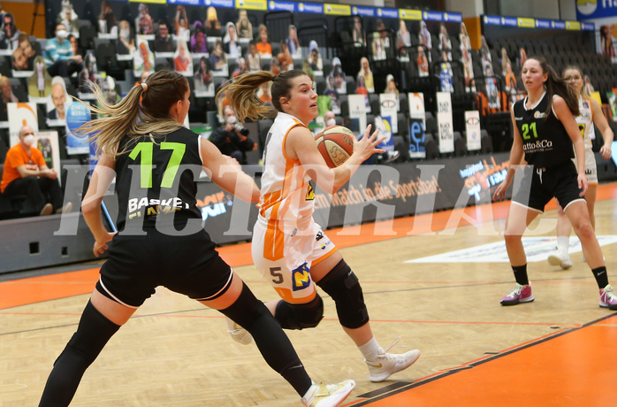 Basketball Damen Superliga 20120/21, Grunddurchgang 14.Runde BK Duchess vs. Basket Flames


