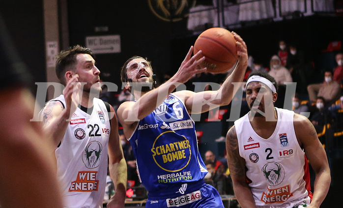 Basketball Superliga 2021/22, 3.Plazierungsrunde BC Vienna vs. Gmunden Swans


