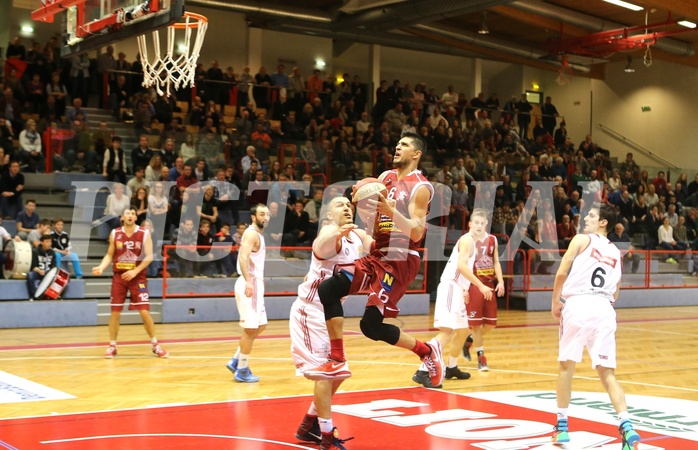 Basketball ABL 2015/16 Grunddurchgang 19.Runde Traiskirchen Lions vs. BC Vienna