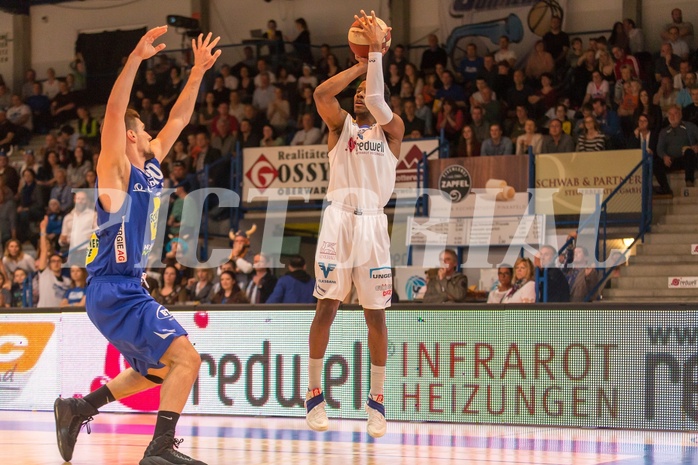 Basketball, CUP 2017 , 1/2 Finale, Oberwart Gunners, Gmunden Swans, Andell Cumberbatch (13)