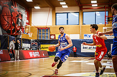 Basketball, bet-at-home Basketball Superliga 2021/22, Grunddurchgang 1.Runde, Traiskirchen Lions, Oberwart Gunners, Ioannis Chatzinikolas (11)