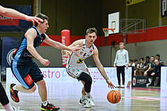 Basketball, Superliga 2023/24, Grunddurchgang 22. Runde, Flyers Wels vs. Vienna Timberwolves,