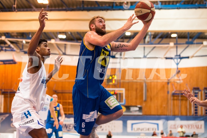 Basketball, ABL 2017/18, Grunddurchgang 2.Runde, Oberwart Gunners, UBSC Graz, Darien Nelson-Henry (6)