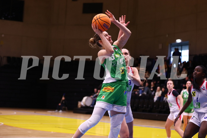 12.01.2025, Graz, Raiffeisen Sportpark, Basketball Damen Superliga 2024/25, Grunddurchgang, 11.Runde, UBSC Graz - UBI Graz,  
