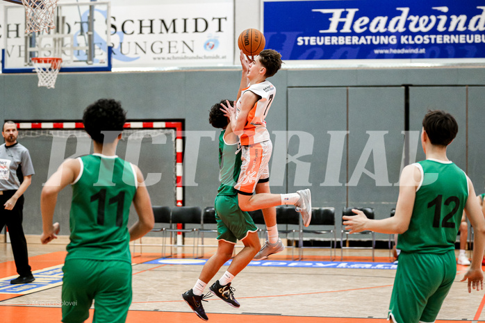 29.03.2025 Österreichischer Basketballverband 2024/25, SLMU16, Basket Dukes vs. KOS Celovec