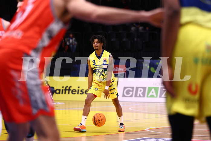 13.01.2024, Graz, Raiffeisen Sportpark Graz, Basketball Superliga 2023/24, Grunddurchgang, Runde 18, UBSC Raiffeisen Graz - Arkadia Traiskirchen Lions