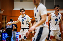 Basketball, Basketball Zweite Liga 2024/25, Grunddurchgang 17.Runde, Vienna Timberwolves, Future Team Steiermark, Valentin Siegmund (0)