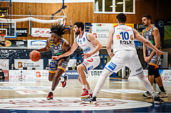 Basketball, bet-at-home Basketball Superliga 2021/22, Grunddurchgang Runde 16, Oberwart Gunners, Klosterneuburg Dukes, James Murray-Boyles (30)