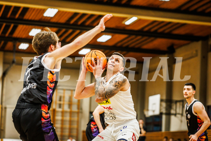 Basketball, Basketball Zweite Liga 2024/25, Grunddurchgang 4.Runde, Mattersburg Rocks, Vienna United, Petar Zivkovic (8)