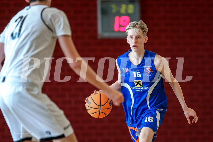31.03.2025 Österreichischer Basketballverband 2024/25, SLMU14 Basket Flames WAT vs. FSN Baskets Wels