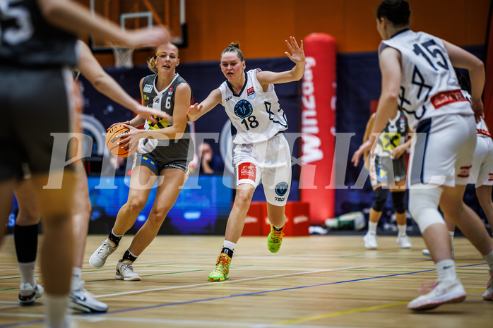 Basketball, Win2Day Basketball Damen Superliga 2023/24, Grunddurchgang 1.Runde, Vienna Timberwolves, Klosterneuburg Duchess, Sina Höllerl (6)