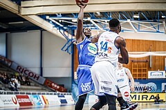 Basketball, ABL 2018/19, Grunddurchgang 35.Runde, Oberwart Gunners, Gmunden Swans, Torrion Brummitt (17)