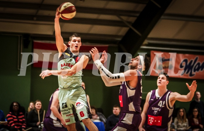 Basketball 2.Bundesliga 2017/18, Grundurchgang 19.Runde D.C. Timberwolves vs. Villach Raiders


