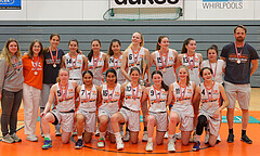 Superliga 2022/23, WU19 Finale, Siegerehrung Basketduchess Klosterneuburg vs. Vienna United


