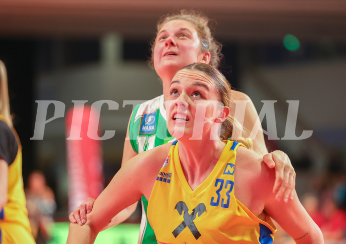 Basketball Damen Superliga 2023/24, Grunddurchgang 12.Runde SKN St. Pölten vs. UBI Graz


