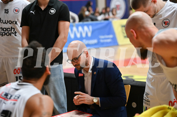 Basketball, Superliga 2024/25, 9. Plazierungsrunde, Flyers Wels vs. UBSC Graz,