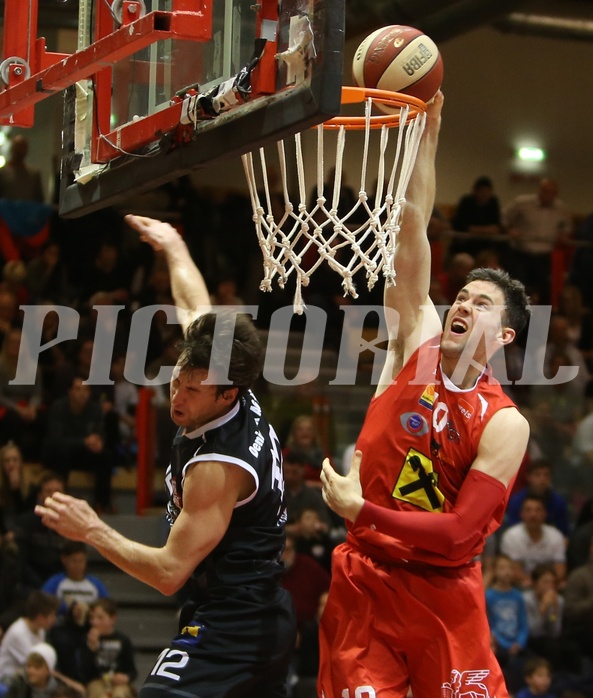 Basketball ABL 2014/15 Grunddurchgang 17.Runde Traiskirchen Lions vs. WBC Wels