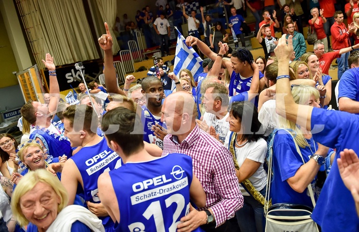 Basketball ABL 2015/16 Playoff Finale Spiel 3 WBC Wels vs Gunners Oberwart