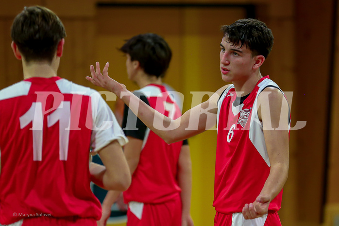 26.11.2024 Österreichischer Basketballverband 2024/25, SLMU19 Basket Flames vs. Mattersburg Rocks