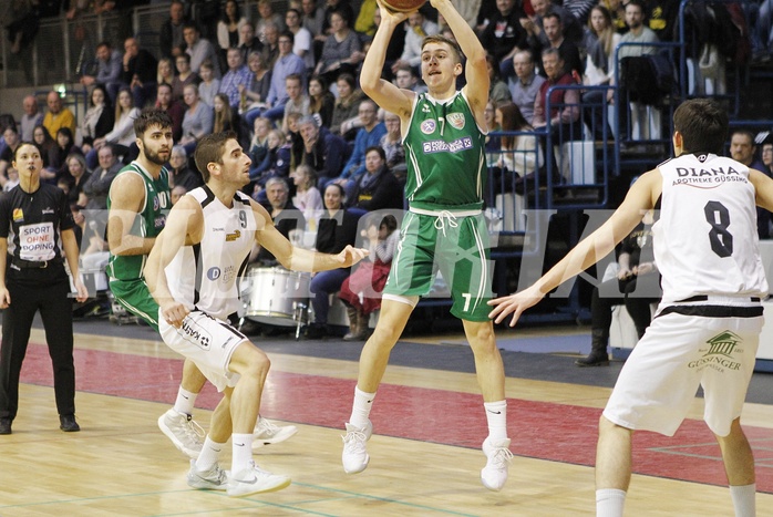 Basketball 2.Bundesliga 2017/18 Grunddurchgang 19.Runde  Jennersdorf Blackbirds vs KOS Celovec