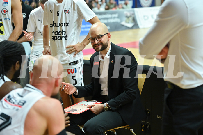 Basketball, Superliga 2024/25, Grunddurchgang 5.Runde, Flyers Wels vs. BC Vienna,
