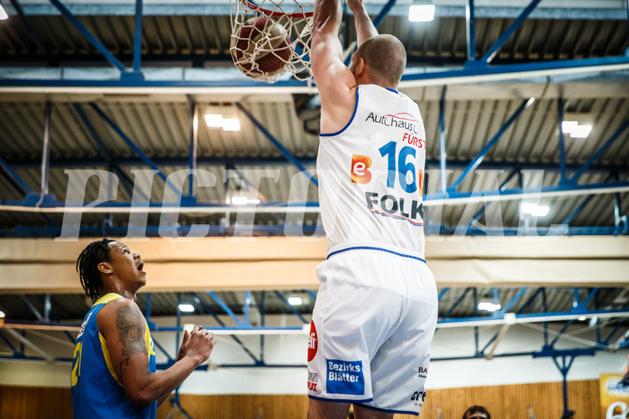 Basketball, bet-at-home Basketball Superliga 2020/21, Viertelfinale Spiel 1, Oberwart Gunners, SKN St. Pölten, Renato Poljak (16)