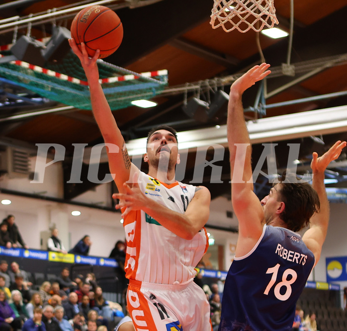 Basketball Superliga 2022/23, Grunddurchgang 14.Runde Klosterneuburg Dukes vs. BBC Nord